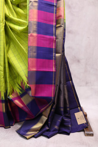 Pastel Green Kanjeevaram Silk Saree-SRPGKSS460