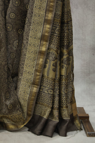 Kashish HBP Cotton Silk Saree With Maheshwari Border - SRKCSS856