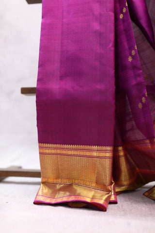 Purple Kanjeevaram Silk Saree-SRPKSS457