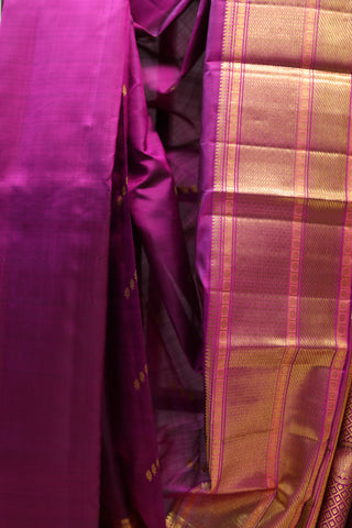 Purple Kanjeevaram Silk Saree-SRPKSS457