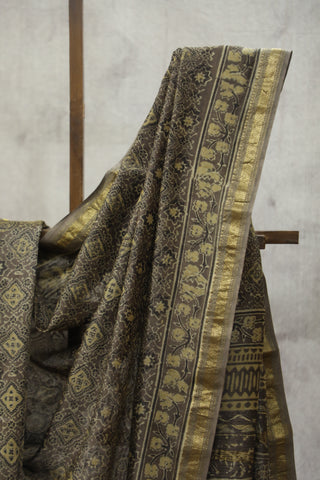 Kashish HBP Cotton Silk Saree With Maheshwari Border - SRKCSS855