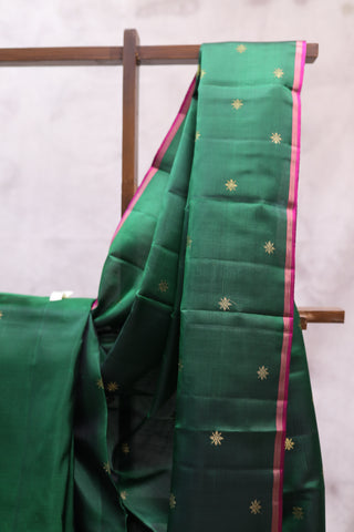 Green Kanjeevaram Silk Saree-SRGKSS444