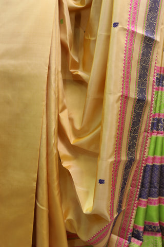 Yellow  Kanjeevaram Silk Saree-SRYKSS438