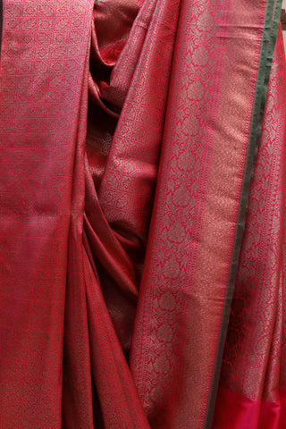 Pink Banarasi Silk Saree-SRPSS09EX