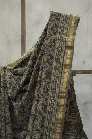 Kashish HBP Cotton Silk Saree With Maheshewari Border - SRKCSS891