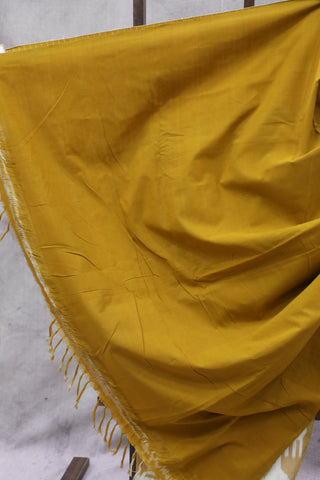 Mustard Pochampalli Cotton Ikat SRMPCIS44EX