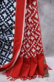 Blue Pochampalli Cotton Ikat - SRBRPCIS37EX