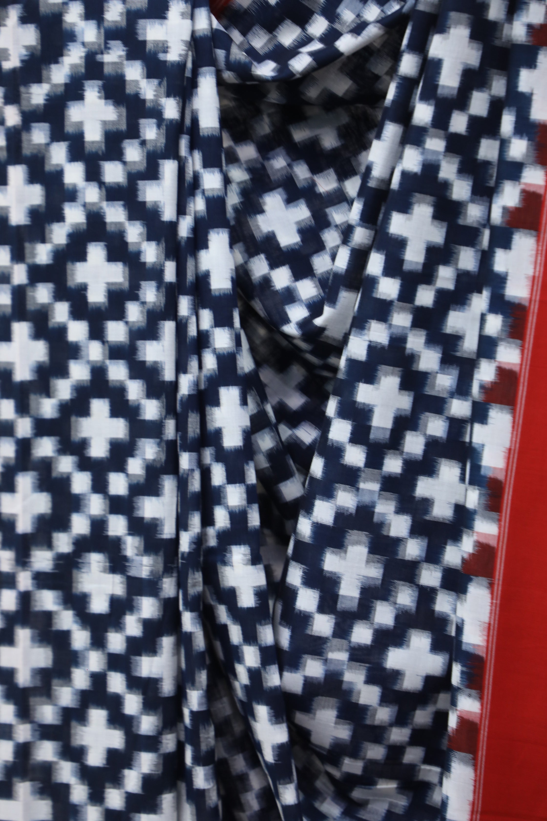 Blue Pochampalli Cotton Ikat - SRBRPCIS37EX