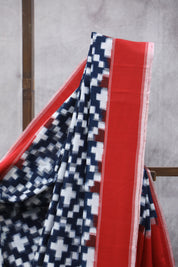 Blue Pochampalli Cotton Ikat - SRBRPCIS37EX