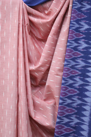 Mauve Pochampalli Cotton Ikat Saree-SRMPCIS03EX