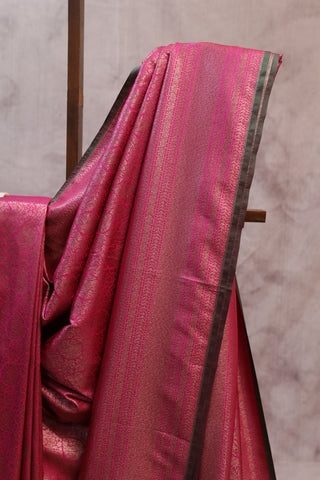 Pink Banarasi Silk Saree-SRPSS10EX