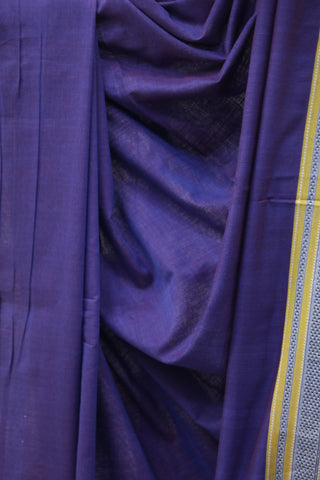 Blue Cotton Ilkal Saree - SRBCIS5EX