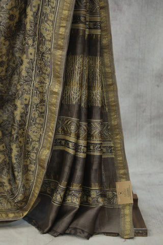 Kashish HBP Cotton Silk Saree With Maheshewari Border - SRKCSS918