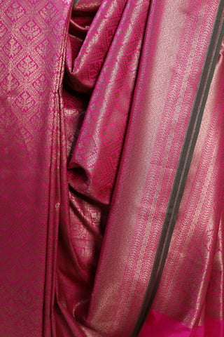 Pink Banarasi Silk Saree-SRPSS11EX