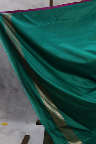 Green Banarasi Silk Saree-SRGSS15EX