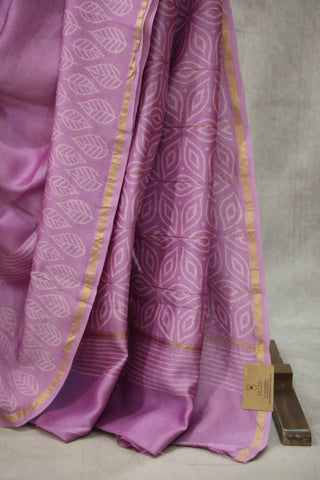 Pink HBP Cotton Silk Saree With Chanderi Border - SRPCSS831