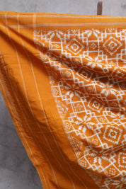 Green Pochampalli Cotton Ikat Saree-SRGPCIS181