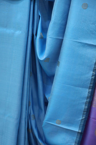 Blue Kanjeevaram Silk Saree-SRBKSS288(RD33)