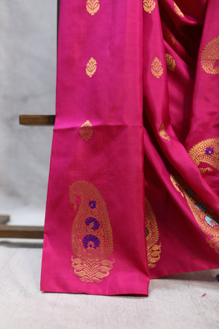 Pink Gadwal Silk Saree - SRPSS189