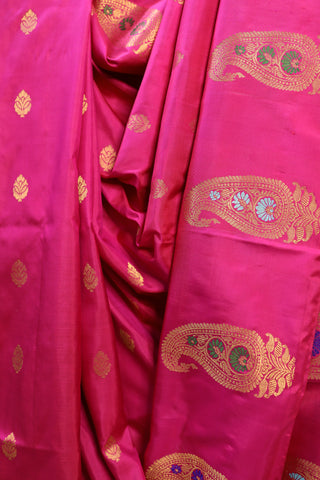 Pink Gadwal Silk Saree - SRPSS189