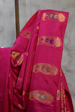 Pink Gadwal Silk Saree - SRPSS189