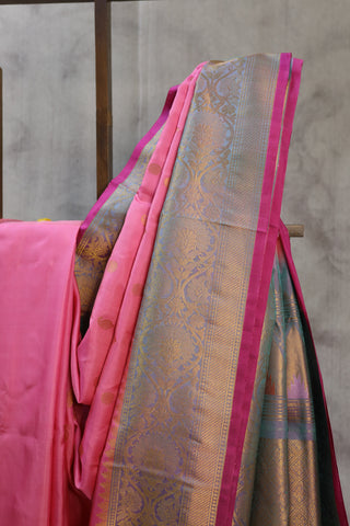 Pink Gadwal Silk Saree - SRPGSS222