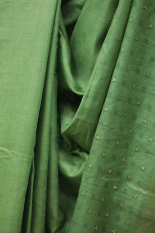 Green Zari Tussar Silk Saree - SRPSTSS1018 (RD64)