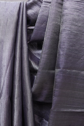 Lavender Tussar Silk Saree - SRLTSS895