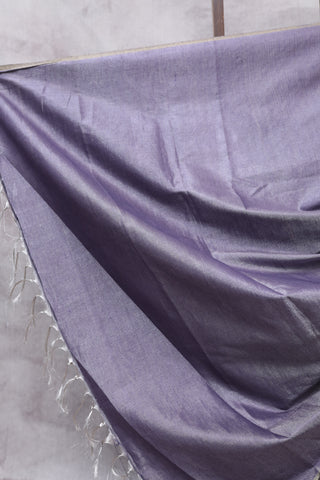 Lavender Tissue Tussar Silk Saree - SRLTSS601