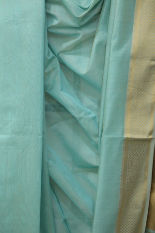 Light Blue Maheshwari Saree Saree - SRLBTMS169EX