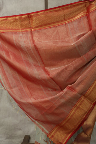 Grey Maheshwari Cotton Silk Saree - SRGMCS201EX