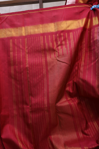 Off White Kanjeevaram Silk Saree-SRMCKSS473