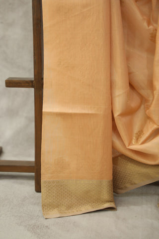 Peach Maheshwari Saree - SRPTMS156EX