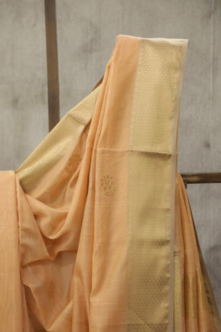 Peach Maheshwari Saree - SRPTMS156EX