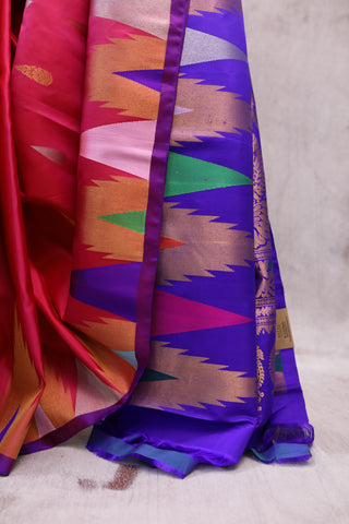 Rani Pink Gadwal Silk Saree - SRRPGSS311