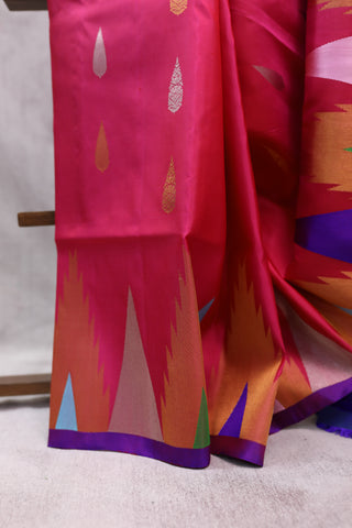 Rani Pink Gadwal Silk Saree - SRRPGSS311