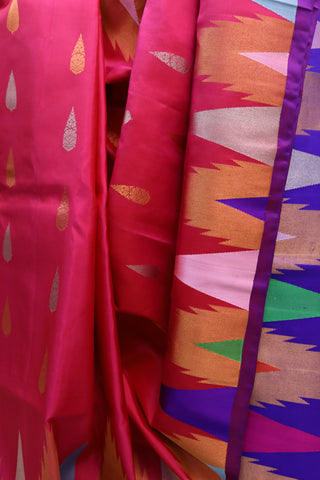 Rani Pink Gadwal Silk Saree - SRRPGSS311