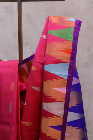 Rani Pink Gadwal Silk Saree - SRRPGSS311