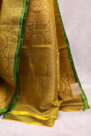 Brown Gadwal Silk Saree - SRBGSS260