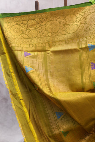 Brown Gadwal Silk Saree - SRBGSS260