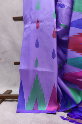 Purple Gadwal  Silk Saree - SRPGSS319