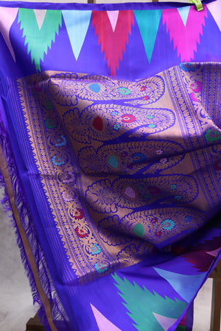 Purple Gadwal  Silk Saree - SRPGSS319