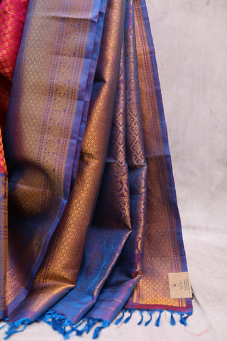 Pink Gadwal Silk Saree - SRPGSS234