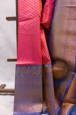 Pink Gadwal Silk Saree - SRPGSS234