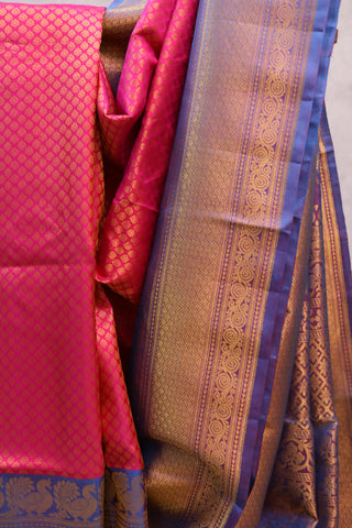 Pink Gadwal Silk Saree - SRPGSS234