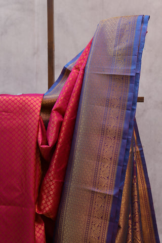 Pink Gadwal Silk Saree - SRPGSS234