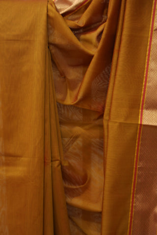 Brick Orange Cotton Silk Maheshwari Saree - SRBOCSMS342