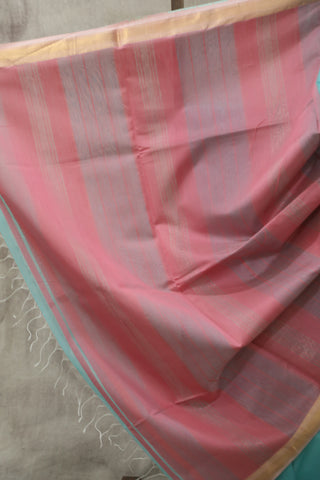 Aqua Maheshwari Cotton Silk Saree - SRACS167EX