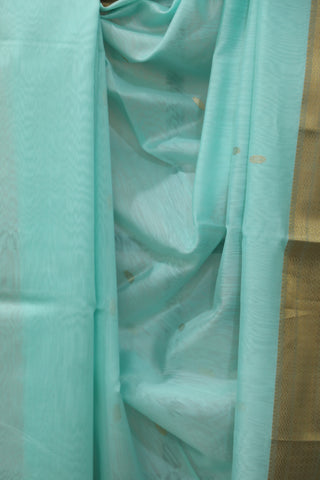 Aqua Maheshwari Cotton Silk Saree - SRAMCS206EX