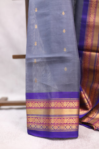 Violet Gadwal Cotton Silk Saree - SRVGCSS155